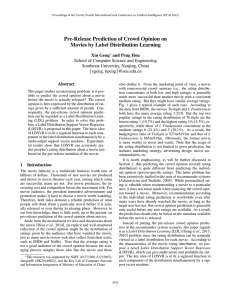 Pre-Release Prediction of Crowd Opinion on Movies by Label Distribution Learning