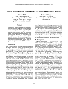 Finding Diverse Solutions of High Quality to Constraint Optimization Problems