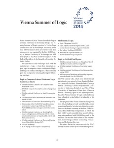 Vienna Summer of Logic Mathematical Logic