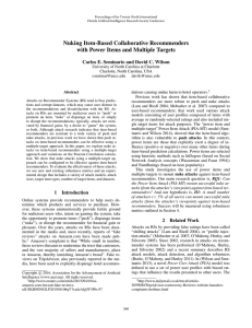 Nuking Item-Based Collaborative Recommenders with Power Items and Multiple Targets