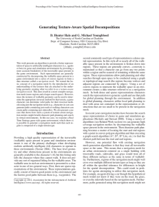 Generating Texture-Aware Spatial Decompositions D. Hunter Hale and G. Michael Youngblood