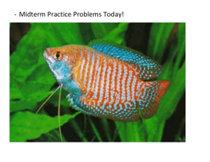 - Midterm Practice Problems Today!
