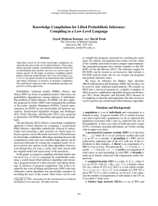 Knowledge Compilation for Lifted Probabilistic Inference: Compiling to a Low-Level Language