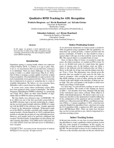 Qualitative RFID Tracking for ADL Recognition