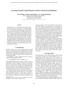 Learning Textual Graph Patterns to Detect Causal Event Relations