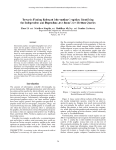 Towards Finding Relevant Information Graphics: Identifying