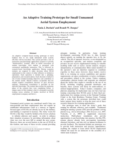 An Adaptive Training Prototype for Small Unmanned Aerial System Employment