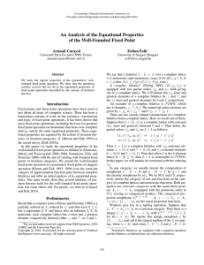 An Analysis of the Equational Properties of the Well-Founded Fixed Point