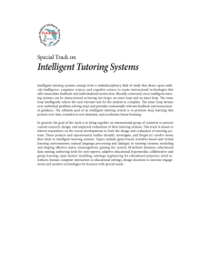 Intelligent Tutoring Systems Special Track on