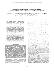 Extreme Logistic Regression: A Large Scale Learning