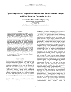 Optimizing Service Composition Network from Social Network Analysis