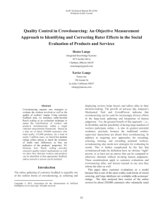 Quality Control in Crowdsourcing: An Objective Measurement