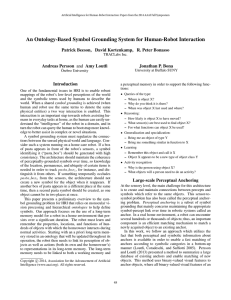 An Ontology-Based Symbol Grounding System for Human-Robot Interaction