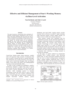 Effective and Efficient Management of Soar’s Working Memory via Base-Level Activation