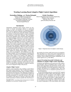 Trusting Learning Based Adaptive Flight Control Algorithms Girish Chowdhary