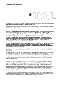 Universities  UK,  Guild  HE,  Quality ... – response from UCL