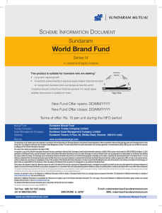 World Brand Fund S I D