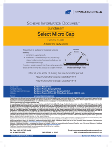 Select Micro Cap S I D