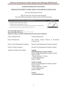 Peerless Investment in Debt, Equity and Arbitrage (IDEA) Fund