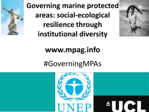 www.mpag.info #GoverningMPAs ed