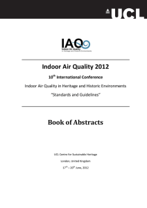Indoor Air Quality 2012 Book of Abstracts 10 International Conference