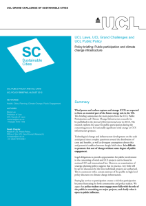 ucl laws, ucl grand challenges and ucl public policy summary