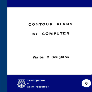 CONTOUR  ·PLANS BY  COMPUTER WalterC. Boughton