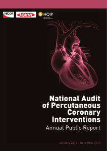 National Audit of Percutaneous Coronary