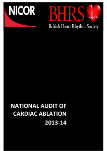 NATIONAL AUDIT OF CARDIAC ABLATION 2013-14 33333