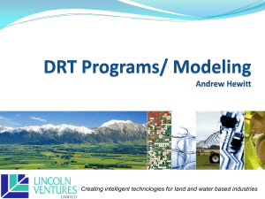 DRT programs