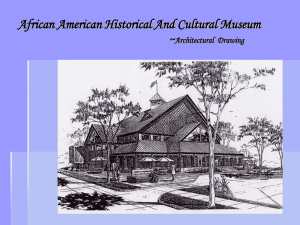 African American Historical And Cultural Museum ~ Architectural  Drawing