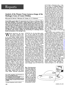 -g Analysis of Hydrogen the Pioneer-Venus Lyman-a