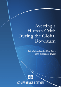 Averting a Human Crisis During the Global Downturn