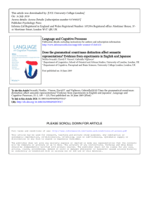 This article was downloaded by: [UCL University College London] On: 14 July 2010