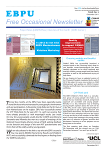 Free Occasional Newsletter ISSUE No. 5