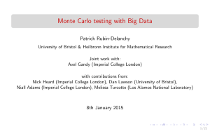 Monte Carlo testing with Big Data Patrick Rubin-Delanchy