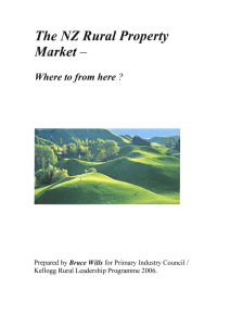 Market- The NZ Rural Property ? Where to from  here