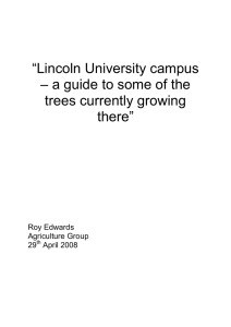 “Lincoln University campus – a guide to some of the