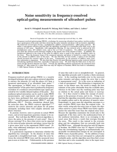 Noise sensitivity in frequency-resolved optical-gating measurements of ultrashort pulses