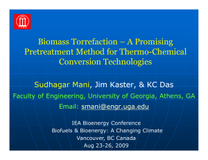 Biomass Torrefaction – A Promising P t t