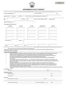 SUPPLEMENTAL FACULTY CONTRACT Print Form