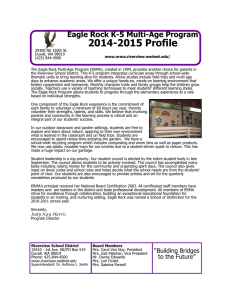 2014-2015 Profile Eagle Rock K-5 Multi-Age Program