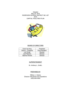 Adopted May 24, 2016 RIVERVIEW SCHOOL DISTRICT NO. 407