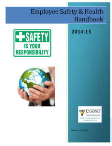 Employee Safety &amp; Health Handbook  2014-15