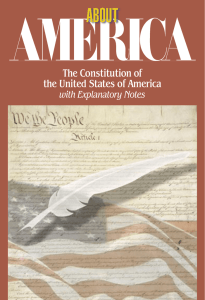 AMERICA ABOUT The Constitution of the United States of America