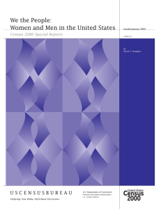 We the People: Women and Men in the United States