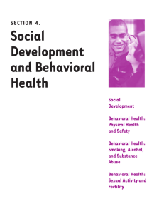 Social Development and Behavioral Health