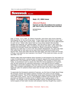 Altered States Sept. 27, 2004 issue