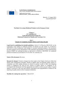 EUROPEAN COMMISSION Brussels, 13 August 2014 Ares(2014)2674297