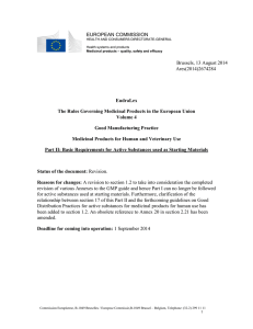EUROPEAN COMMISSION  Brussels, 13 August 2014 Ares(2014)2674284